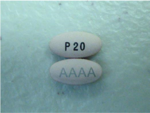 Laser marking on tablet