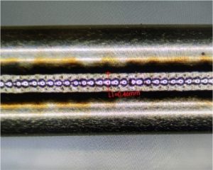 Stainless steel side by side welding