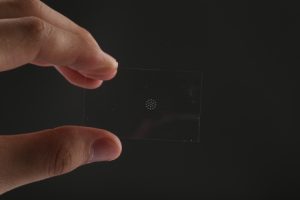 Laser glass drilling