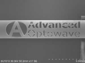 Femtosecond laser stent cutting of 316L