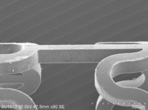 Femtosecond laser stent cutting of magnesium