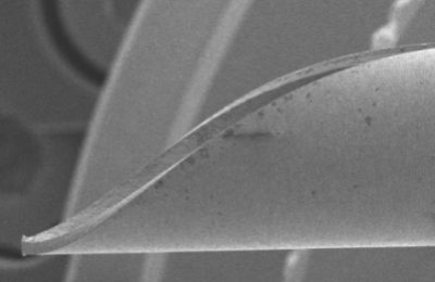 Laser cutting spring needle