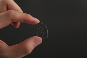 Laser glass cutting
