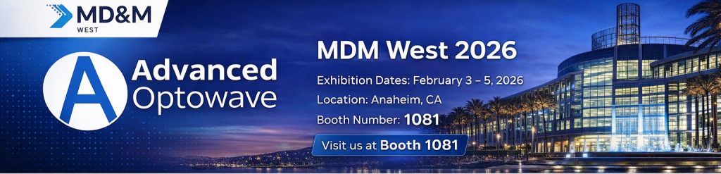 MDM West 2026 Banner Advanced Optowave